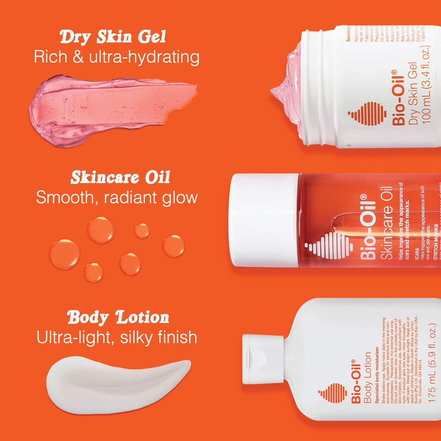 Bio-Oil Skincare Body Oil, Vitamin E, Serum for Scars  Stretchmarks, Face  Body Moisturizer, 2 oz, All Skin Types