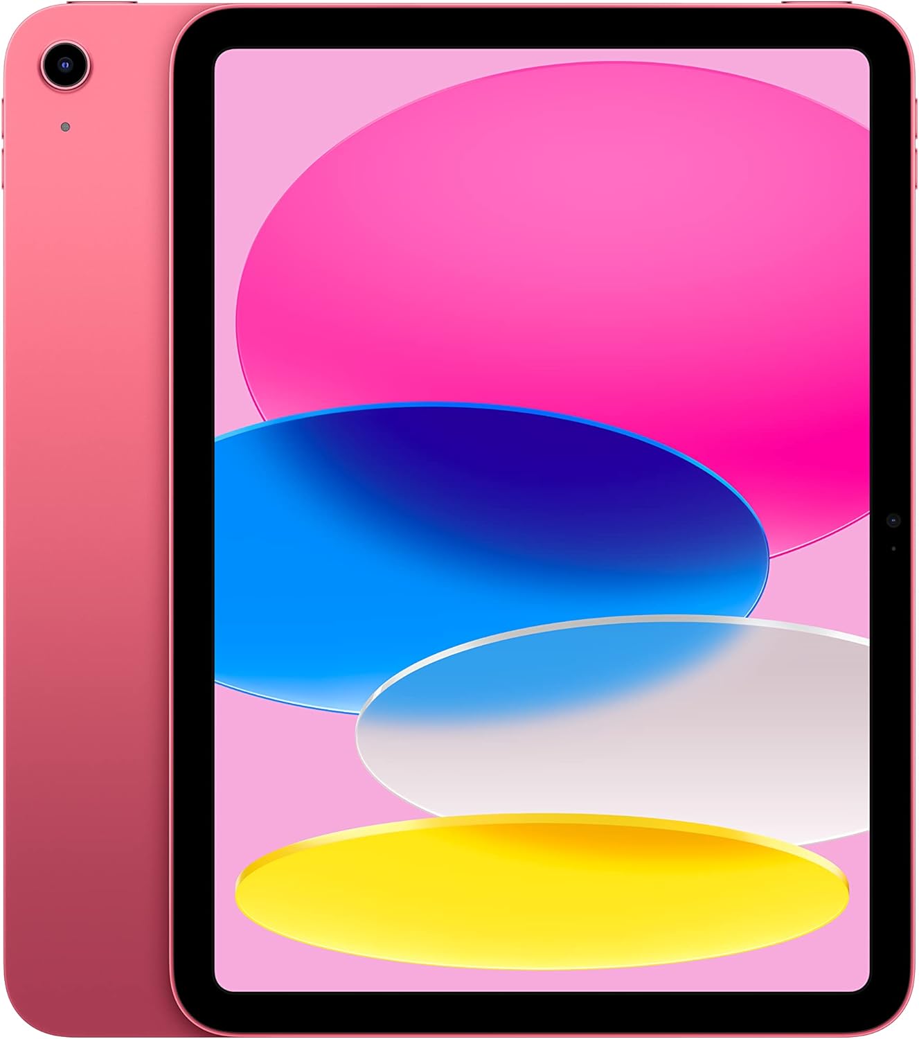 Apple iPad (10th Generation): with A14 Bionic chip, 10.9-inch Liquid Retina Display, 64GB, Wi-Fi 6, 12MP front/12MP Back Camera, Touch ID, All-Day Battery Life – Pink