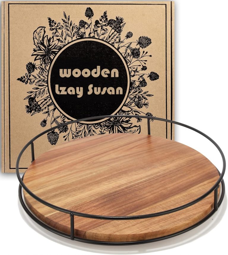 12″ Acacia Wood Lazy Susan Turntable Review
